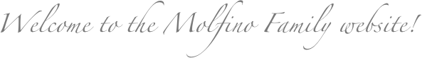 Welcome to the Molfino Family website!